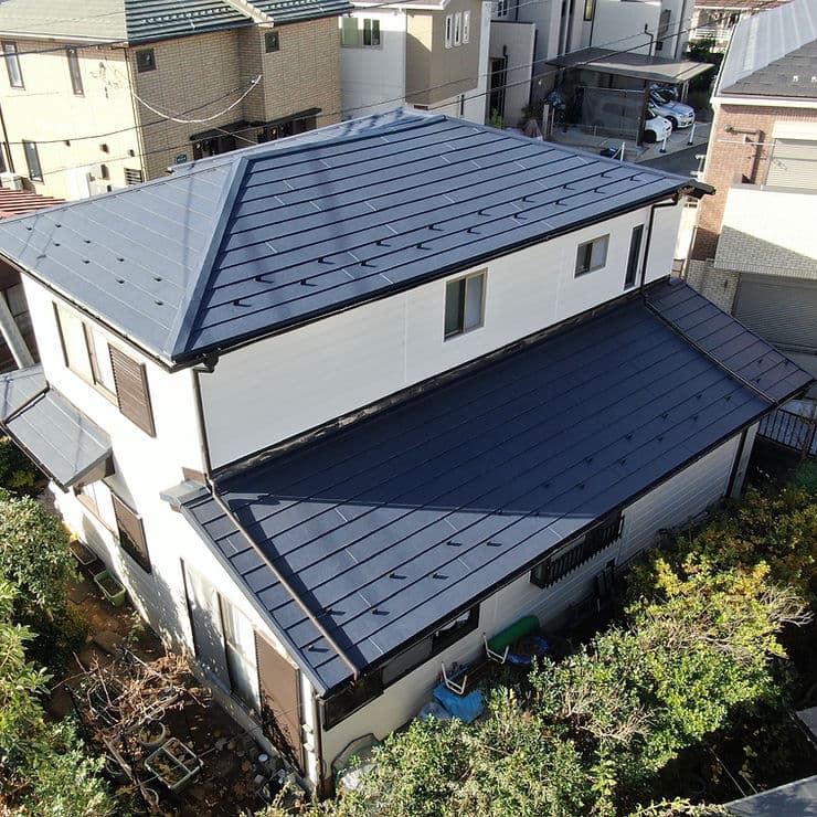 八王子市 T様邸 外壁塗装・屋根葺き替え工事 施工後の様子