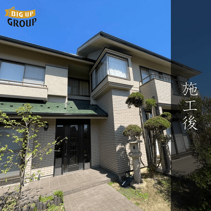 横浜市 M様邸 外壁塗装・シーリング工事・防水工事 施工後の様子