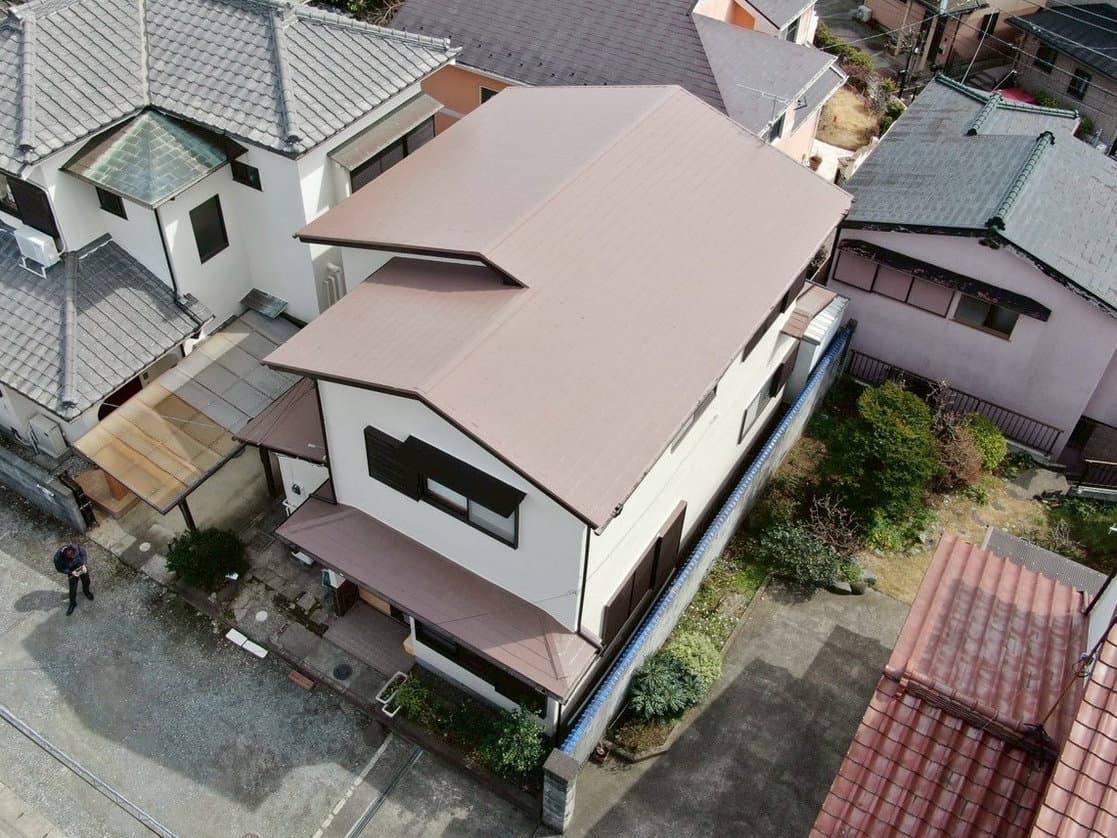 小田原市 A様邸 屋根塗装・外壁塗装・板金工事 施工後の様子