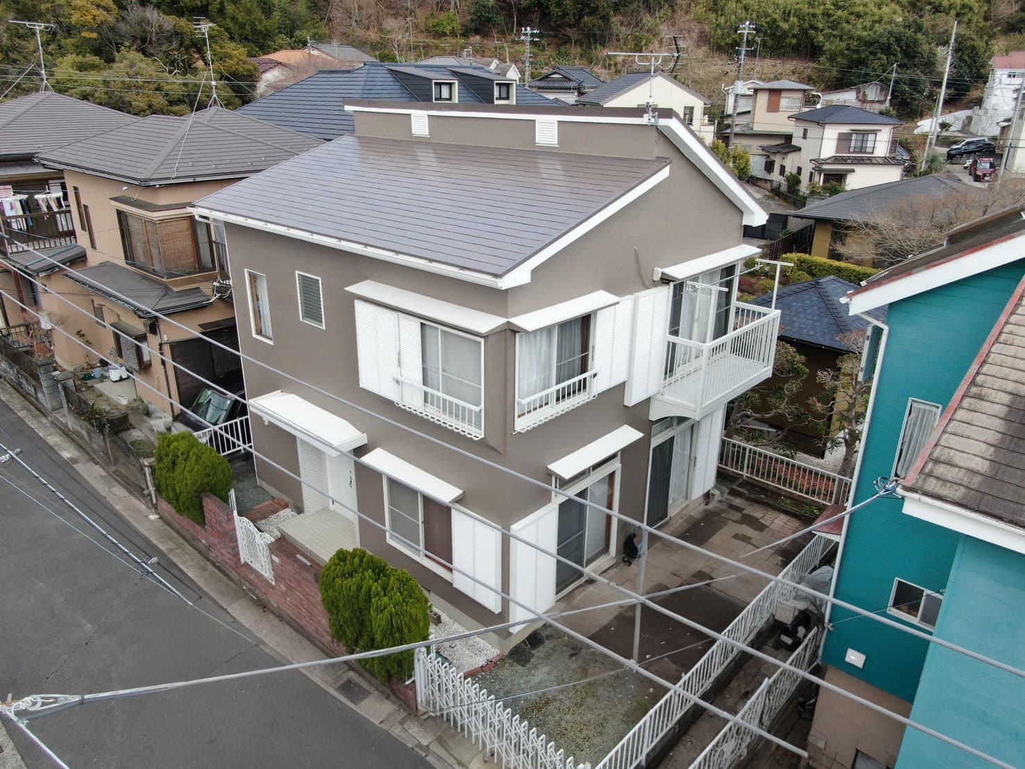小田原市 N様邸 屋根塗装・外壁塗装・雨樋交換 施工後の様子