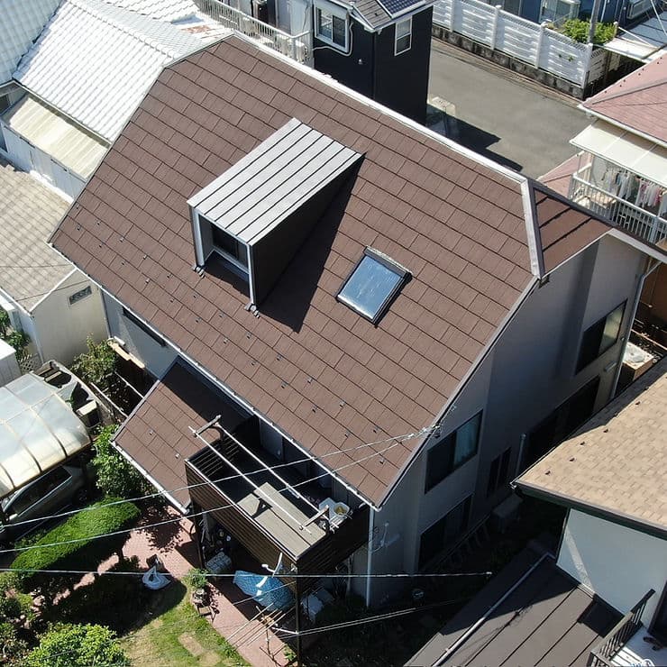 茅ヶ崎市 K様邸 外壁塗装・屋根カバー工事 施工後の様子